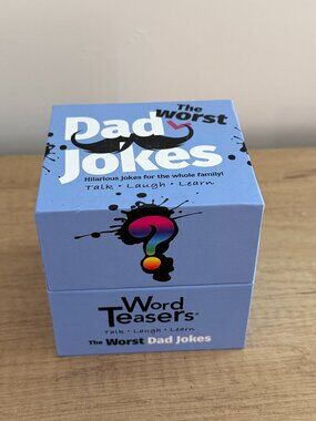 Word Teasers | The Worst Dad Jokes card game box